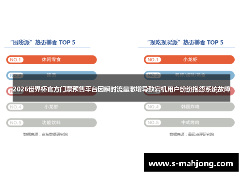 2026世界杯官方门票预售平台因瞬时流量激增导致宕机用户纷纷抱怨系统故障